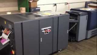 Tec Lighting TruCoat 16 running Inline to Konica Minolta C7000