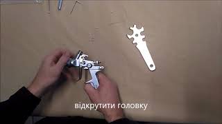 Разбор(сбор) китайских краскопультов M-5000G, NEW 4000, 3000P.