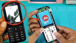 Jio Keypad Mobile LCD Screen Replacement ||
