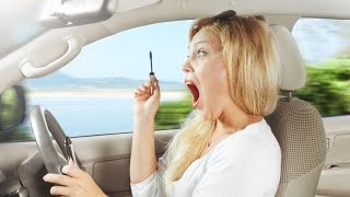 Девушка за рулем! Этим все сказано! Хуже блондинки! Приколы девушки за рулем, блондинки на дорогах