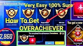 How To Complete OVERACHIEVER | Get Mythic Title Easily | PUBG Mobile New Date: 10/05/2019