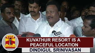 Kuvathur Resort is a Peaceful Location - Minister Dindigul C. Sreenivasan | Thanthi TV