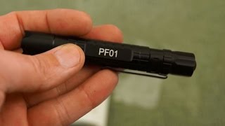 ThorFire PF01 Tactical Pen Flashlight CREE XP-E2 LED Review and Test