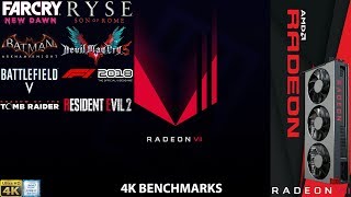 AMD RADEON LC VII 4K Performance 8 Games Test | i7 8700K  5GHz