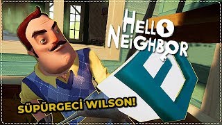 WILSON SÜPÜRGE İLE SALDIRIYOR! | Hello Neighbor Mod [Türkçe] #187