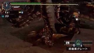 MHP2G　起源にして、頂点　アカムトルム　太刀攻略　1/2