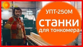 Станок для переработки тонкомера УТП-250 ✧ Переработка тонкомера за 1 проход | PILTEH