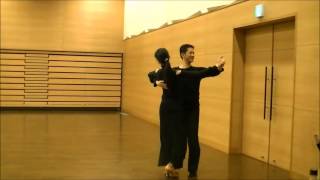 Tango④　社交ダンス講習用ステップ動画