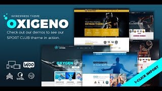 Oxigeno Sport – Sports Club and Team WordPress Theme