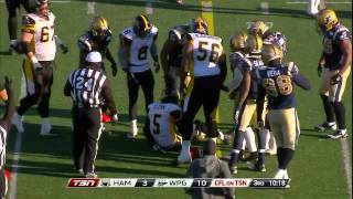 CFL East Final Recap: Hamilton 3, Winnipeg 19 - Novemeber 20, 2011