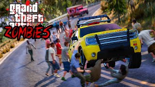 GTA V ZOMBIES - FOI DIFÍCIL CHEGAR EM SANDY SHORES #51