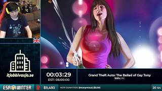 #ESAWinter18 Speedruns - Grand Theft Auto: The Ballad of Gay Tony [100%] by Joshimuz