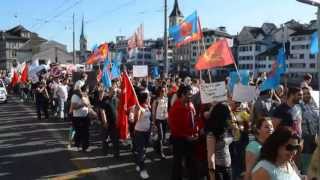 Zürich Türkiye`ye destek eylemi 06.06.2013- 1