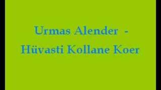 Urmas Alender - Hüvasti Kollane Koer