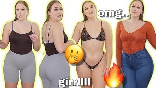 OMG... HUGE HONEYBUM TRY ON!! | Hannah Garske