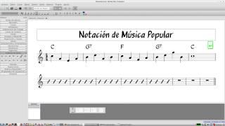 Tutorial de MuseScore, Parte 7: Notación de Música Jazz/Popular