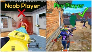 PRO PLAYER VS NOOB DIFFERENCE ? | TIPS AND TRICKS | PUBG MOBILE