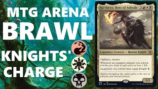 MTG ARENA BRAWL WITH THRONE OF ELDRAINE!!! KNIGHTS' CHARGE WITH SER GWYN, HERO OF ASHVALE IS SWEET!!