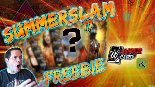 MY HUGE SUMMERSLAM 17 (SS 17) FREEBIE!! | WWE SuperCard