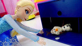 Принцесса Холодное Сердце – Эльза и Олаф на тренировке!