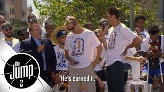 Amin Elhassan on Warriors GM's joke: Kevin Durant knows how they feel about him | The Jump | ESPN