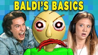 BALDI'S BASICS IN EDUCATION AND LEARNING (Teens React: Gaming)