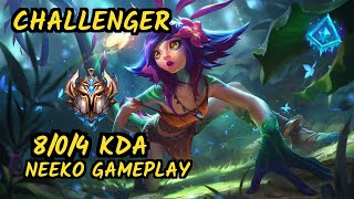 GEN.G Roach (NEEKO) vs AATROX - 8/0/4 KDA TOP CHALLENGER GAMEPLAY - KR