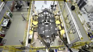 Time-lapse: The Assembly of the James Webb Space Telescope Primary Mirror