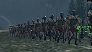 AMD Radeon RX 560 -- Intel Core i5-8400 -- Total War ROME II Benchmark