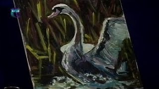 Уроки рисования (№ 74) масляными красками. Рисуем Царя-лебедя