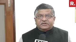 Law Minister Ravi Shankar Prasad Speaks To Media On #Mamata2019Rally