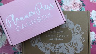 Planner Box Comparison\\The Planner Society vs. Planner Press Dashbox