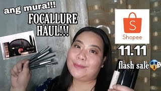 FOCALLURE MAKEUP FIRST IMPRESSION | SHOPEE HAUL 11.11 (VLOG#26)