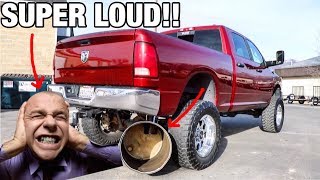 MOST ANNOYING LOUD EXHAUST TIP EVER!!