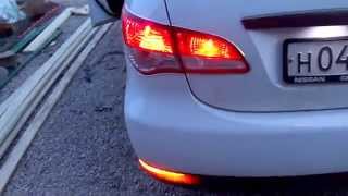Молдинг на задние фары Nissan Almera G15