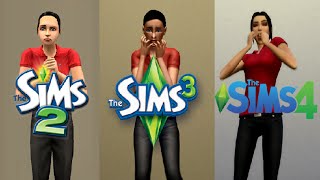 ♦ Sims 2 vs Sims 3 vs Sims 4 - Animations