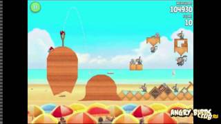 Как открыть уровни Golden Beachball в Angry Birds Rio
