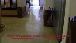 Travertine Polishing in Newport Beach, CA - "Travertine Polishing Newport Beach, CA"