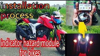 indicator hazard flesher module installation process| for all bike|
Apache 160 4v| simtac |MALIKZONE