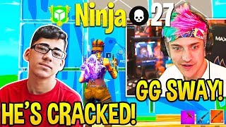 FaZe SWAY *AMAZED* Spectating NINJA *DESTROY* PROS in Friday Fortnite!
