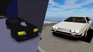 ROBLOX: Vehicle simulator Delorean VS Interceptor