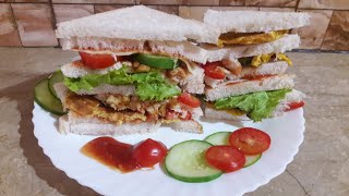 Club Sandwich Recipe .. How To Make Club Sandwich At Home .