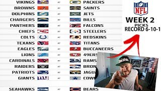 WORST WEEK OF FOOTBALL EVER!! WEEK 2 NFL PICKS