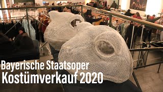 2020: Kostümverkauf in der Bayerischen Staatsoper am 08.02.2020