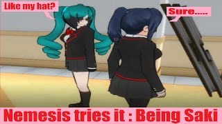 NEMESIS TRIES IT : BEING SAKI | Yandere Simulator Mission Mode