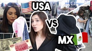 $10 Dollares en un TIANGUIS Americano VS $180 Pesos en un TIANGUIS Mexicano