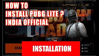 How to install PUBG LITE || INDIA OFFICIAL || Solved ERRORS too || LIKE COMMENT AND SUBSCRIBE