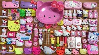 Special Series Hello Kitty Slime | Mixing Too Many Things into Clear Slime | Satisfying Slime