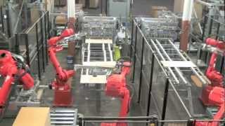 Assembly line for furniture production