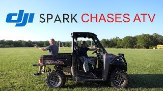 DJI Spark Chases ATV